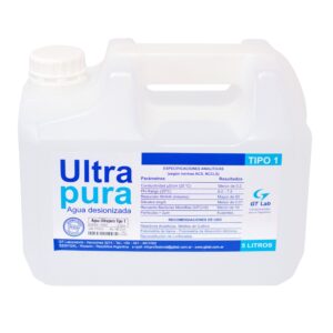 AGUA ULTRAPURA GT LAB 5 LITROS