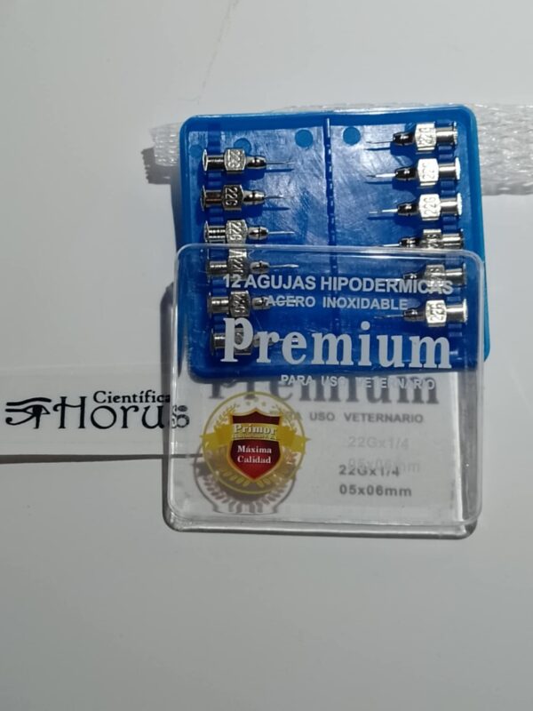 AGUJAS AC. INOX. X12 UN TUBERCULINA