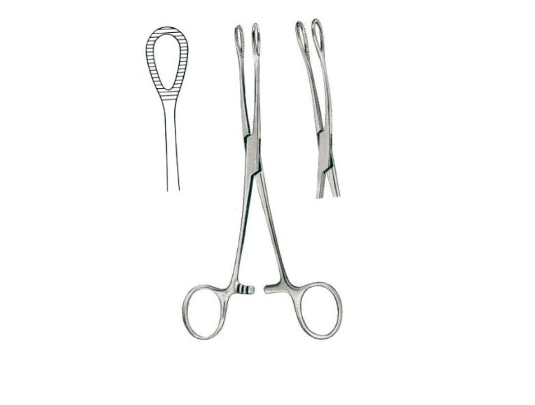 PINZA FOERSTER C/R 20 CM. ESTRIADA