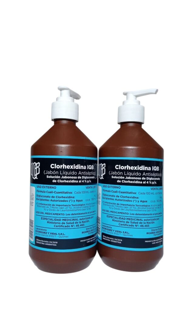 CLORHEXIDINA C/DISP 4% JABONOSA X500ML