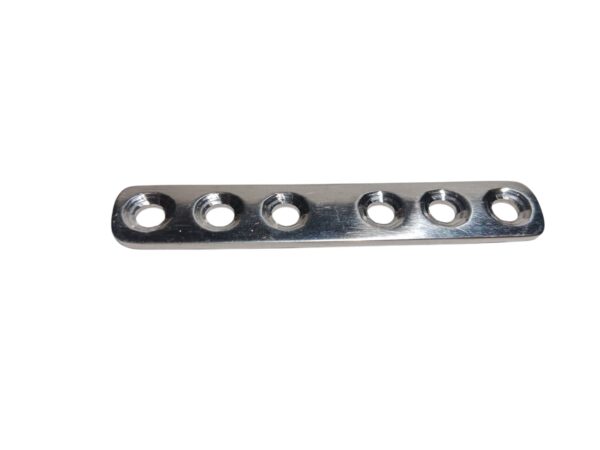 PLACA RECTA TRAUMATOLOGIA N 2- 60MM - 12.7 GROSOR