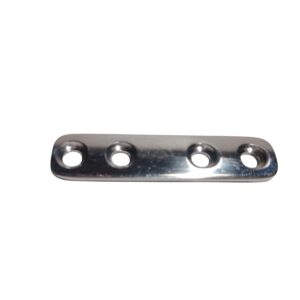 PLACA RECTA TRAUMATOLOGIA N 4 - LARGO 40MM  0,9MM