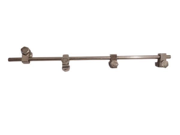 TUTOR FIJ EXT. COMÚN 4 CLAVOS AC.INOX.1- 1 1/2- 2