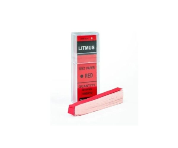 TIRAS TORNASOL ROJO. CAJA PLASTICA D
