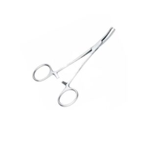 PINZA HASTEND CON DIENTE 12.5CM CURVA