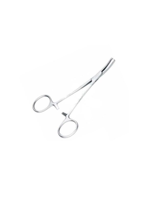 PINZA HASTEND CON DIENTE 12.5CM CURVA