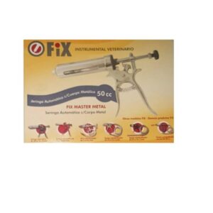 JERINGA AUTOMATICA FIX X 50 CC CUERPO METÁLICO