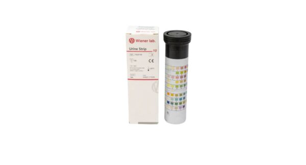 TIRAS URINE STRIP 10 PARÁMETROS X100  WIENER LAB