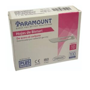 HOJA BISTURI PARAMOUNT X 100U
