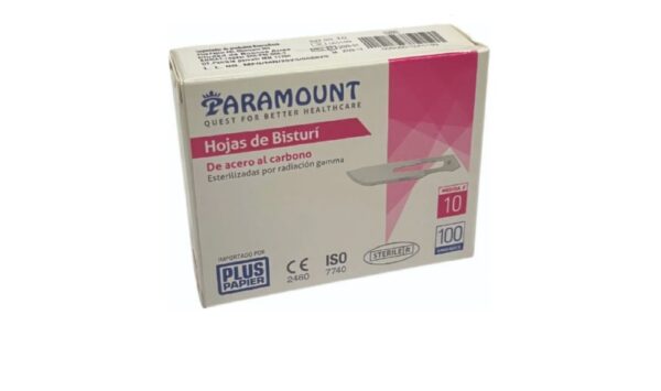 HOJA BISTURI PARAMOUNT X 100U