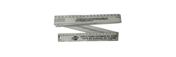 CINTA MÉTRICA PARA DETERMINAR PESO BOVINOS CARNE - Imagen 2