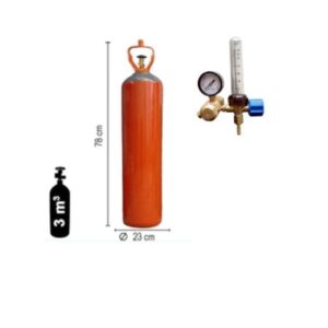 TUBO OXIGENO 3METROS CON REGULADOR