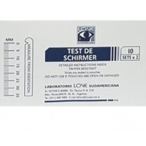 TEST DE SCHIRMER 10UN