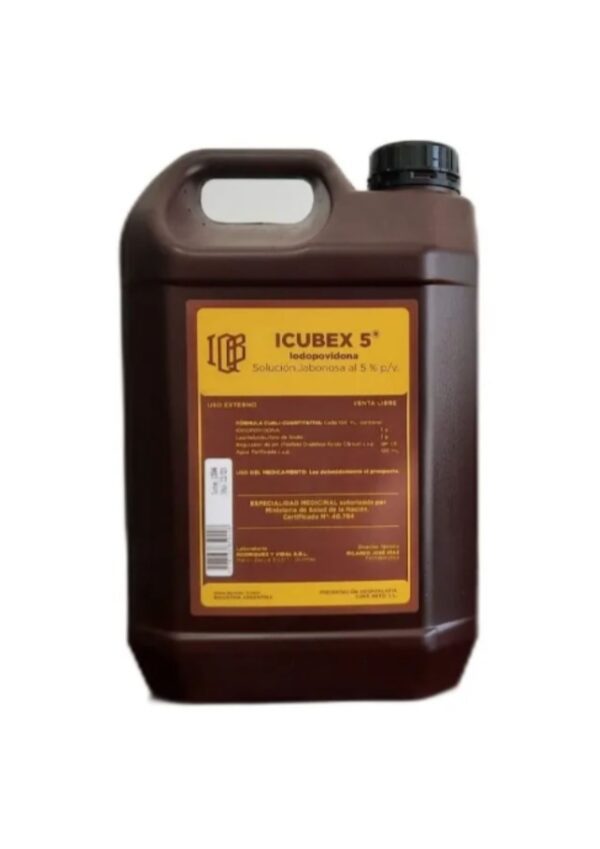 IODOPOVIDONA JABONOSA 5% BIDON X 5L