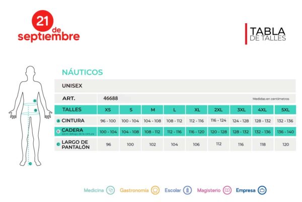 Pantalón Náutico Unisex - Imagen 13