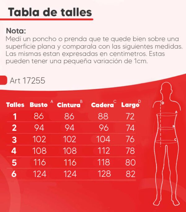 Poncho con vivos - Imagen 9